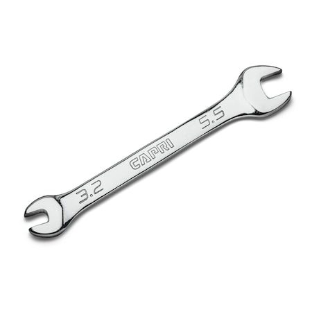 Capri Tools 32mm x 55mm Slim Mini Open End Wrench, Metric CP11830-3255